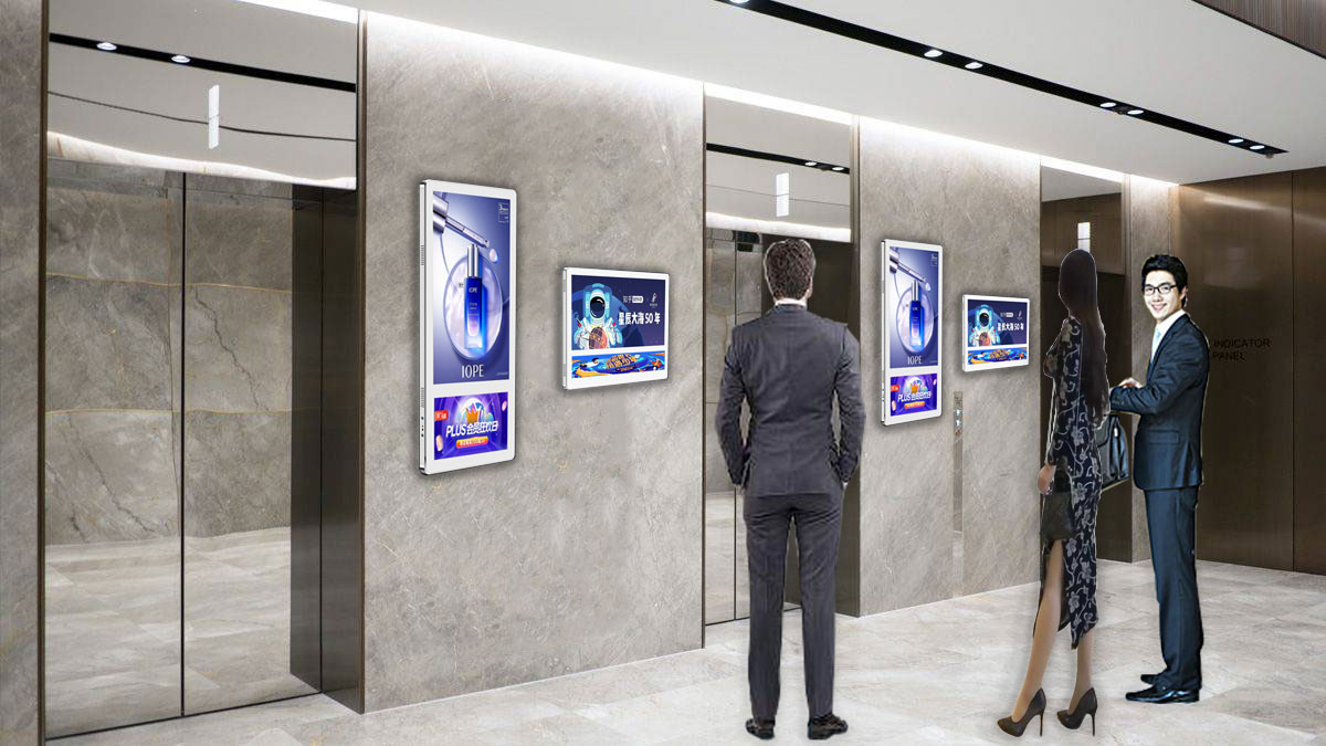 Affichage des publicités d'ascenseur et fabricants d'ascenseurs