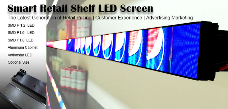 Minor de tiendas minoristas Pantalla LED digital