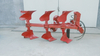 Reversible hydraulic furrow plow