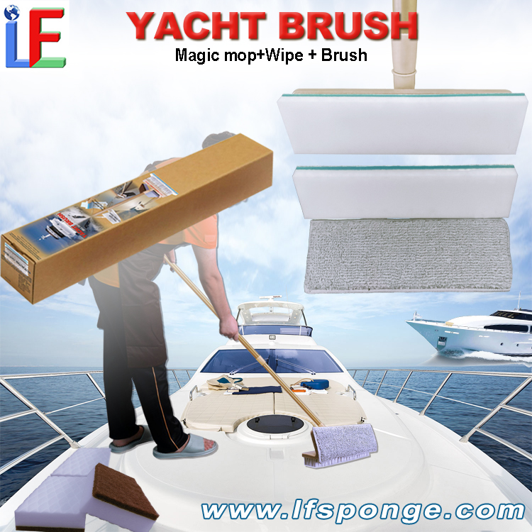 Multifunctional Yacht Brush from Life Nano is designed for boat cleaning task