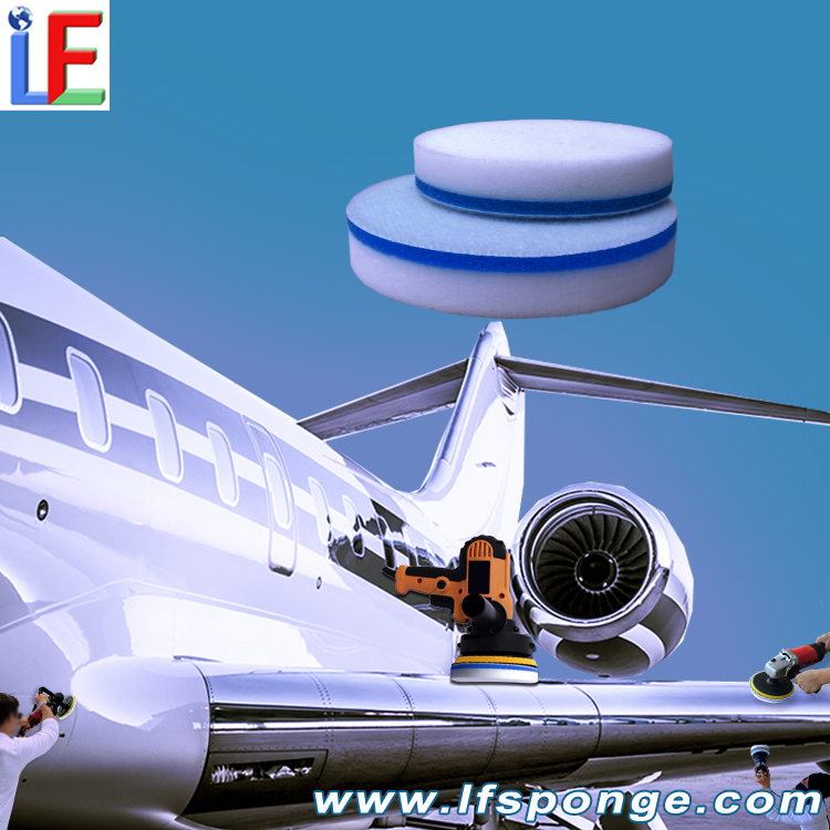 Aircraft polishing sponge