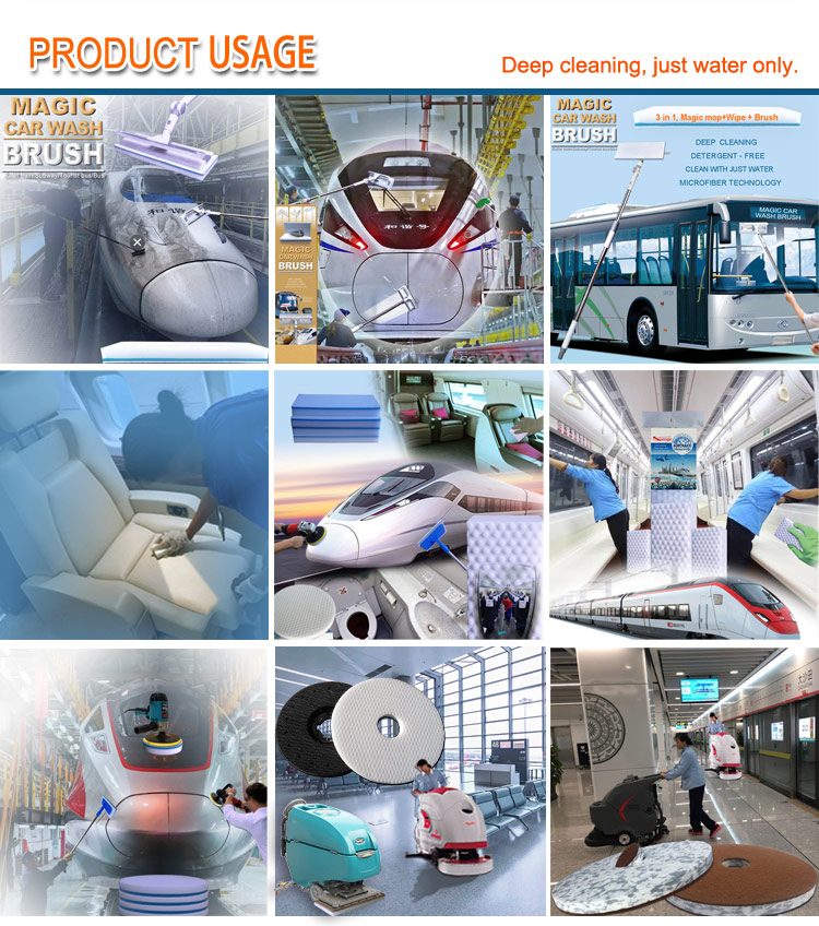 Professional Vehicle and Trains Washing Kits application