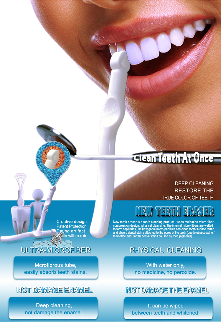 TEETH ERASER absorb teeth stains