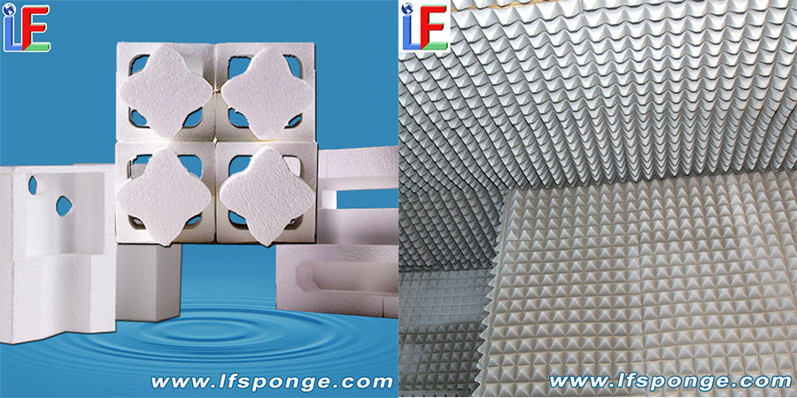 Sound attenuation melamine foam widely use