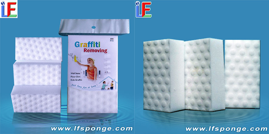 Removes unwanted crayon magic graffiti sponge