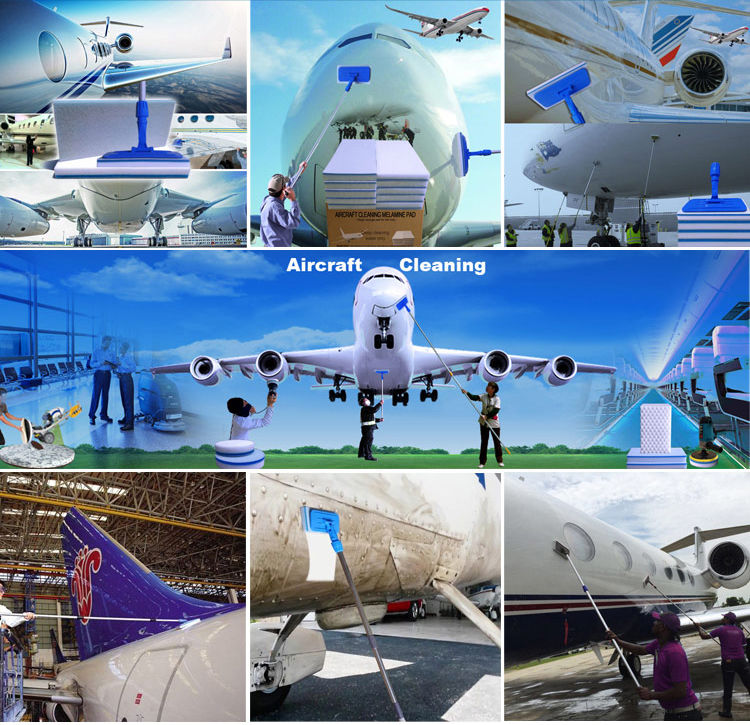 aircraft cleaning mop application