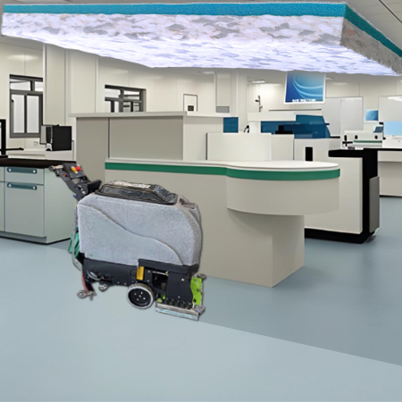 Laboratory Floor Cleaning Fleece Combo Melamine Rectangular Pad