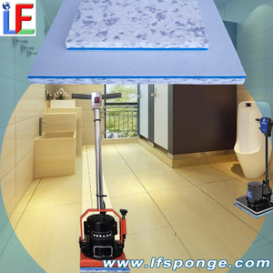 Mall & Hotel Restroom Floor Cleaning Fleece Combo Melamine Rectangular Pad