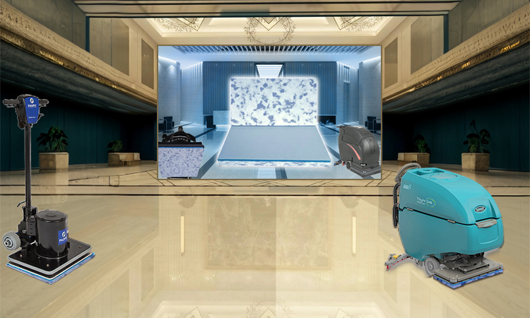 Fine Floor Scratch Repair - Office Building Floor Cleaning Scrubber Pad - Fleece Fabric Composite Combo Melamine Rectangular Floor Pad.jpg