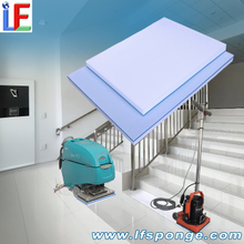 Fleece Melamine Square Floor Pad | Oscillating Scrubber Compatible for Polishing & Cleaning