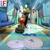 Subway Car Floor Cleaning Fleece Combo Melamine Floor Pad 