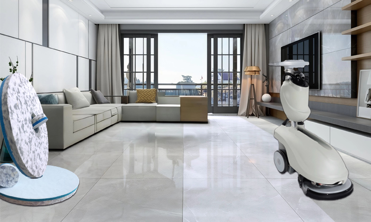Domestic Household Floor Cleaning Scrubber Pad - Fleence Fabric Combo Melamine Floor Pad, Absorbs Living Room Shoe Prints.jpg