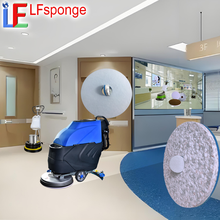  Hospital Floor Cleaning Fleece Combo Melamine Pad