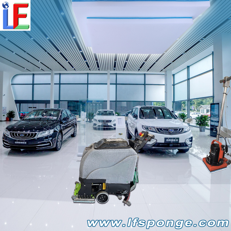 4S Store Floor Cleaning Fleece Melamine Square Floor Pad