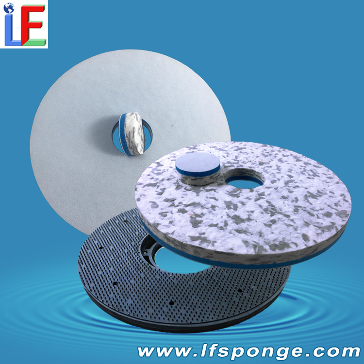 Library Floor Cleaning Fleece Combo Melamine Floor Pad