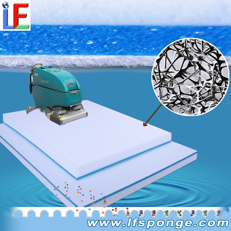 Fleece Melamine Square Floor Pad Oscillating Scrubber Compatible for Polishing & Cleaning