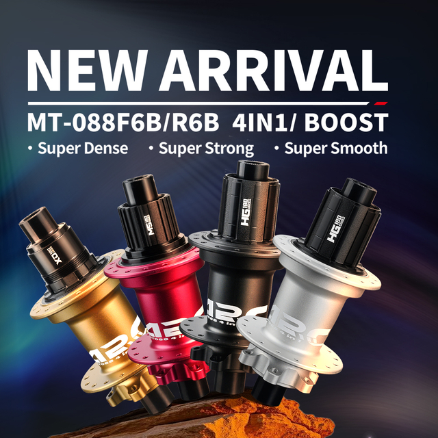 2025 ARC New Arrival MT-088F/R High Strength Bike HUB Wholesale Price Mountain Bike Hub HG/MS/XD 12S 32h 9x100 10x135 15x100 12x142 J Bend Super Loud MTB Bicycle Hubs 180 Clicks E-Bike Hub