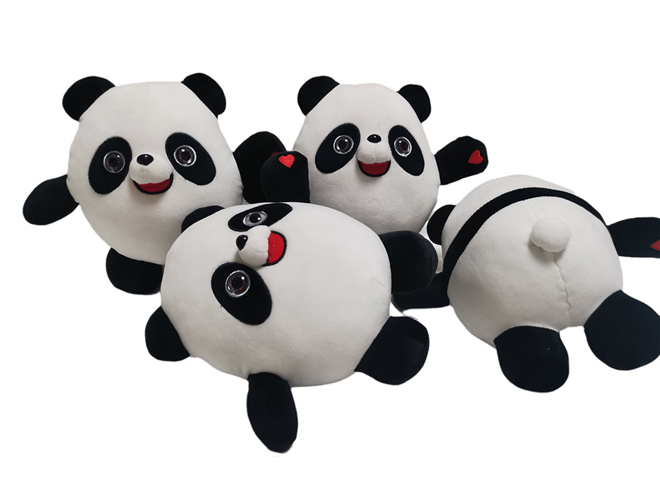 Panda, Bing Dwen Dwen，Plush Doll，Doll，Throw Pillow，Cartoon Throw Pillow