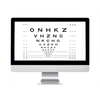 RS215A Équipement ophtalmique LED Vision Chart 21.5 "Mac Monitor Aspect 