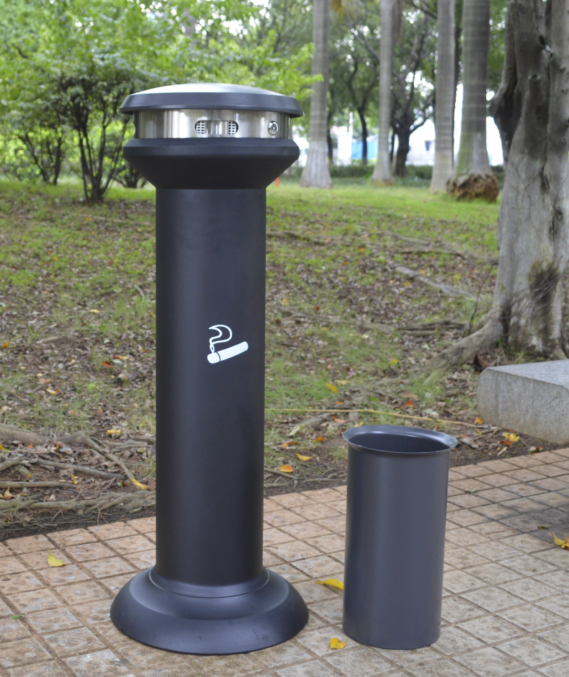 Heavy duty cigarette bins for outdoor use (YH299) Buy cigarette bins