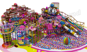 Centre de jeu intérieur en tout-petit géant de Candyland