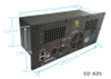 Amplificateur à plaque active D2-825 800W 250W 2CH DSP pour haut-parleur bi-amp