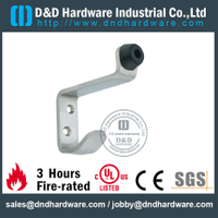 Tope de puerta en forma de L de acero inoxidable con gancho para puerta de metal -DDDS064
