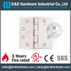 Bisagra para puerta de mortaja completa con clasificación de incendio UL-DDSS002-FR-4.5x4.5x3.0mm