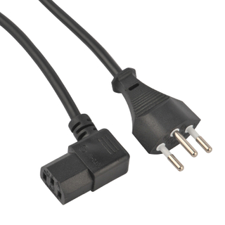 Swiss Desktop Computer Power Cord (OS09+ot3-w)