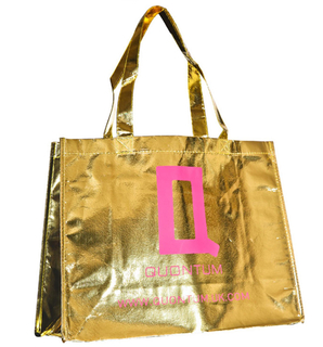 Metallic Laminated Shopper Bag