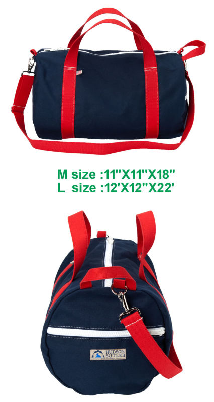 Durable Heavy Canvas Weekend Duffel Travel Sport Gym Bag