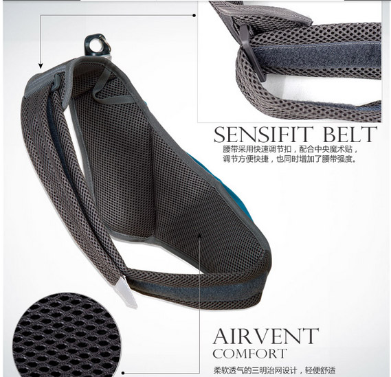 Hiking Trekking Sports Waist Bag with Bottle Pocket