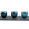 high quality ink blue translucent mini sake glass cup 90ml