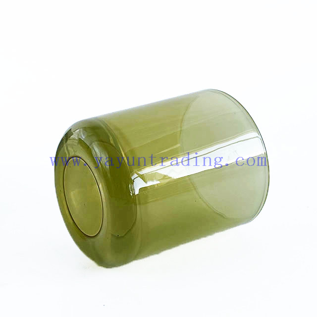 Best Selling Round Bottom 12oz Glass Candle Making Holder/jar/vessel