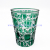 Luxury 11oz Hand Cut To Clear Whisky Glass Fashioned Colored Tumbler