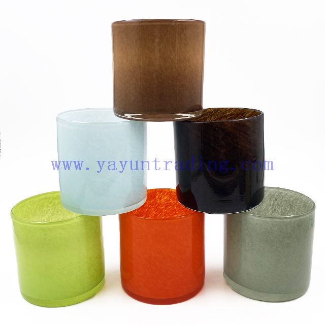 Gift Custom Votive Cup Luxury Handmade Glass Candle Holder for Home Wedding Decor