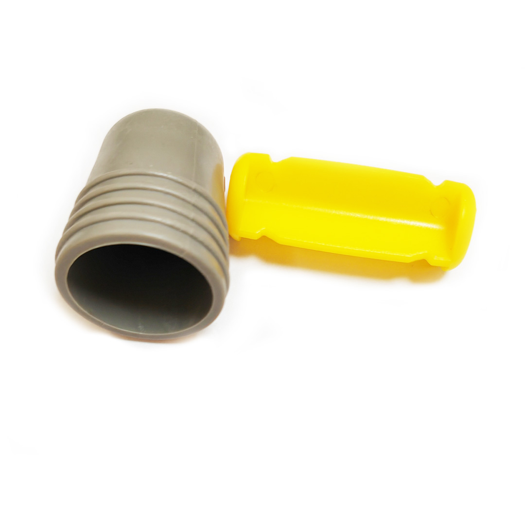 Plastic cap and fitting for pipe PC221B, PC221BF