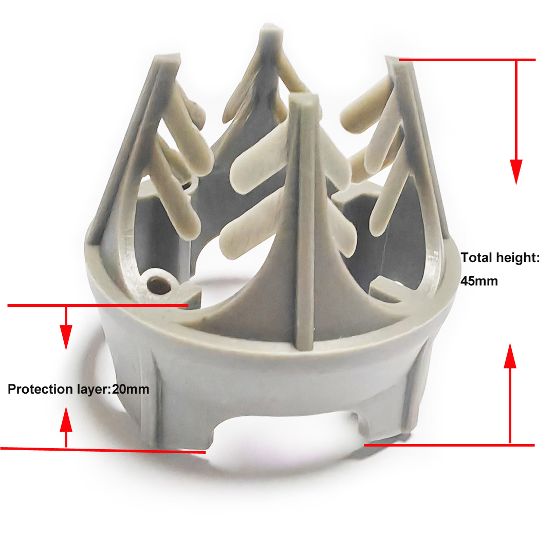Plastic Spacer,Platform Spacer for Steel, Bar Chair, Deck Spacer SP0207B