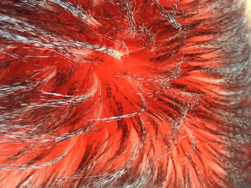 peacock imitation fack fur