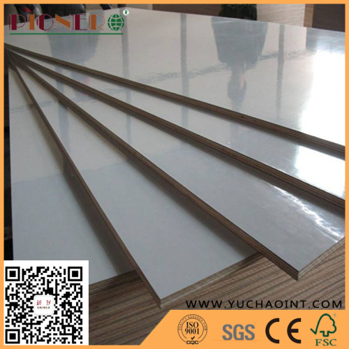 Full Hardwood Core E1 Grade White Color HPL Plywood