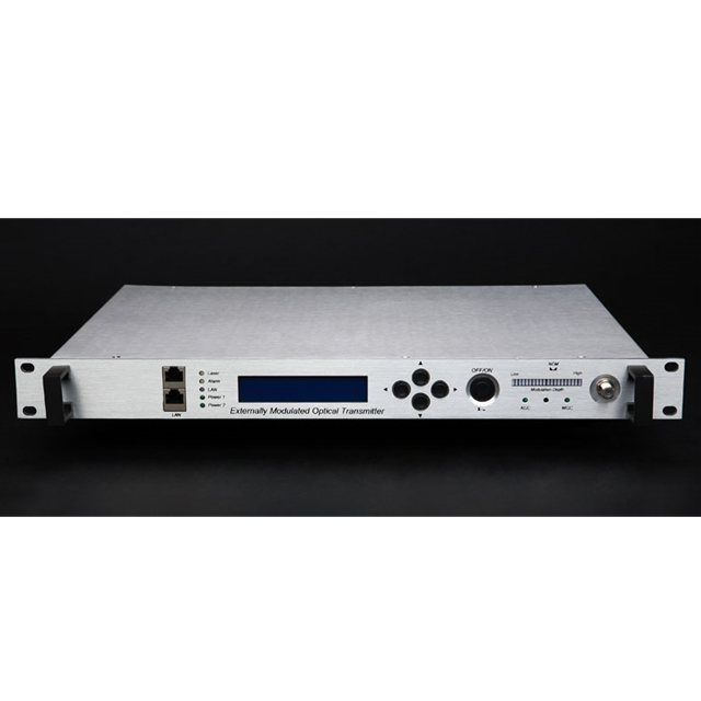 RFTV Network System FTTH GPON Solution CATV 1550nm External Modulation Fiber Optical Transmitter