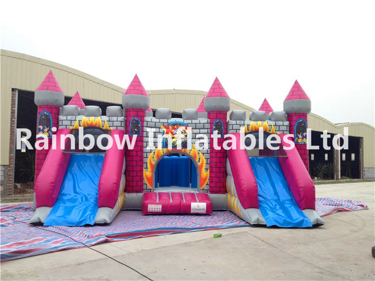 RB4028( 8x4x6m) Inflatables Castle Shape Professional Outdoor Trampoline Bouncer Castle