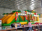 RB4076（9.5x4m）Inflatable Bouncy Obstacle Course With Double Slide For Kids