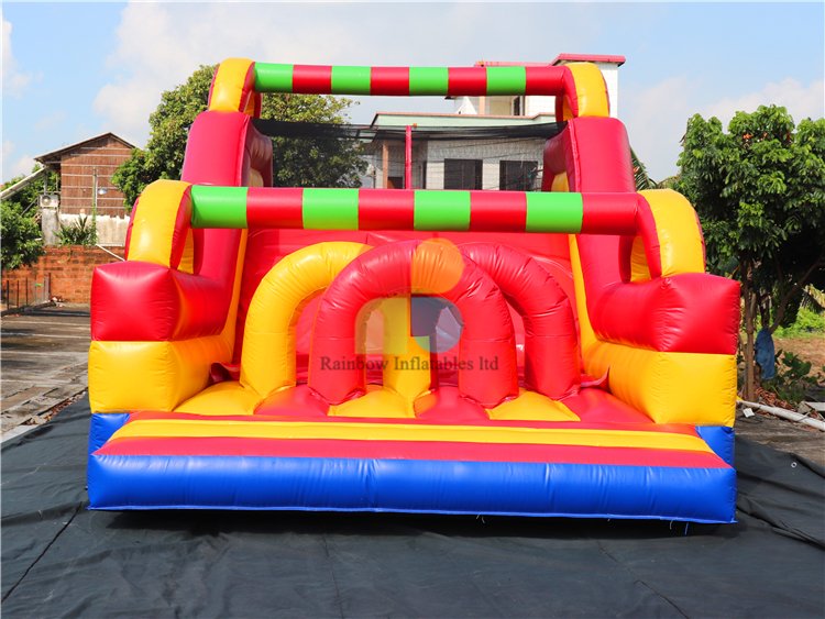 RB5074(10x4m) Inflatable Rainbow Large multifunctional obstacle course