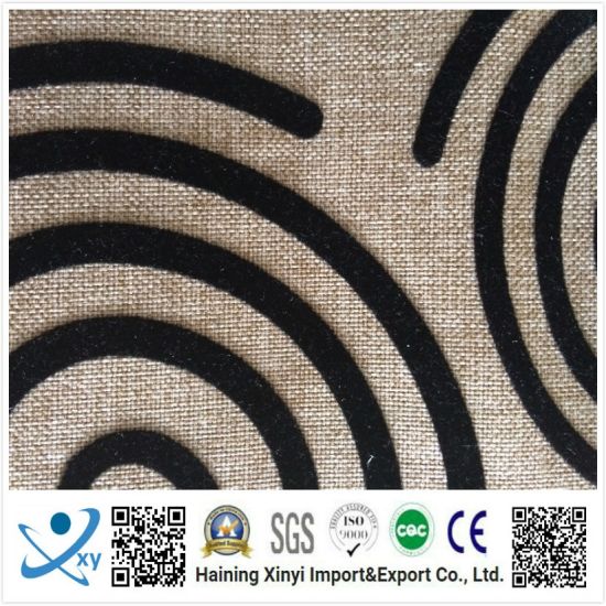 New Style Flocking Fabric for Sofa and Furniture