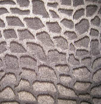 Burnt-out Polyester Super-Soft Short Plush Sofa Fabric