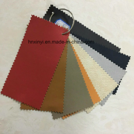 Popular PU Artificial Leather for Making Sofa and Furniture