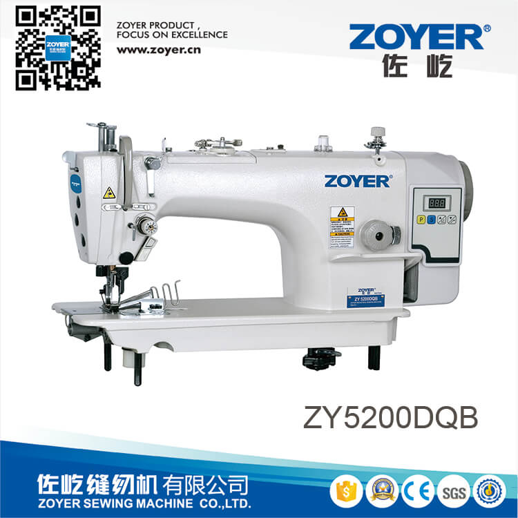 ZY5200DQB zoyer 直驱高速平缝工业缝纫机带切边和包边