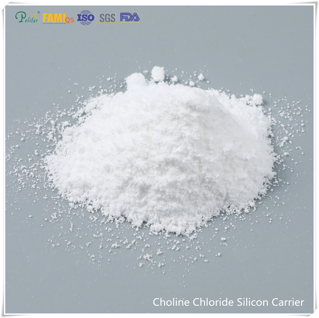 Aditivo alimentario cloruro de colina portador de silicio para animales