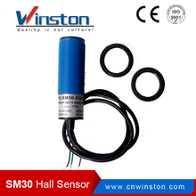 Sensor de Hall de imán de detección de alta eficiencia de fábrica PNP / NPN SM30